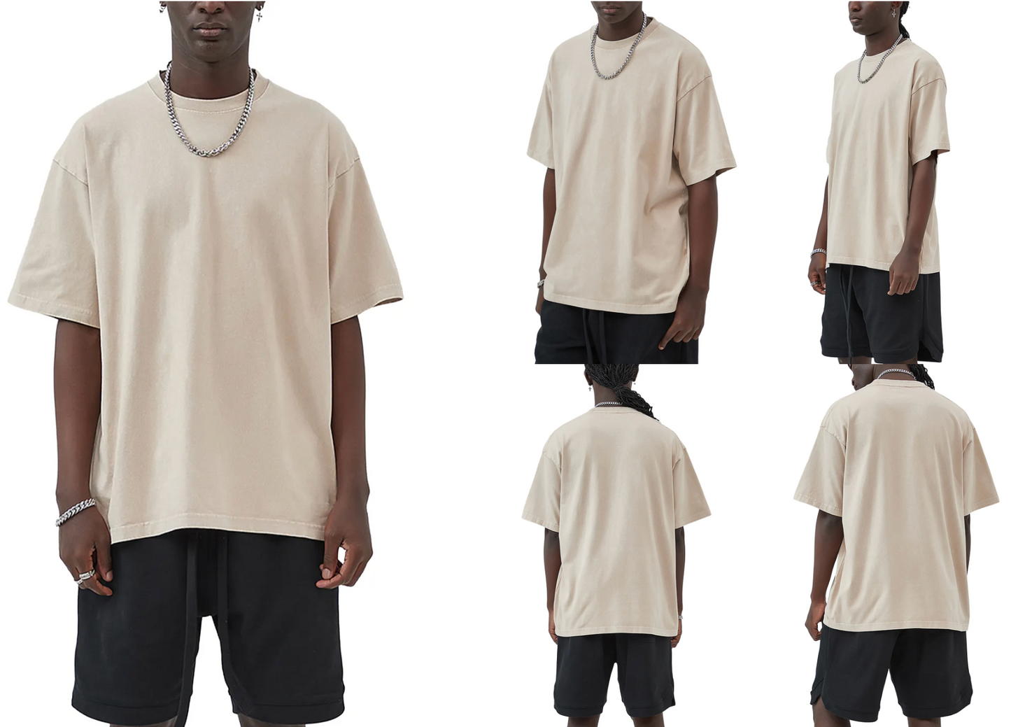 Palestine Baladi Unisex Oversized Beige Washed Tee