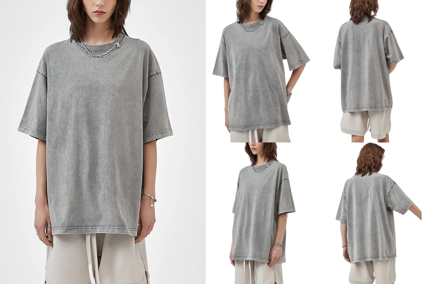 Sudan Baladi Unisex Oversized Olive Green Washed Tee