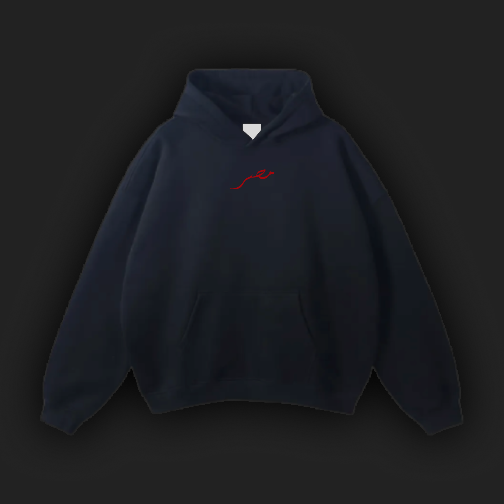 Egypt Baladi Unisex Oversize Black Fleeced Hoodie