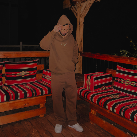 Egypt Baladi Unisex Oversize Black Fleeced Hoodie