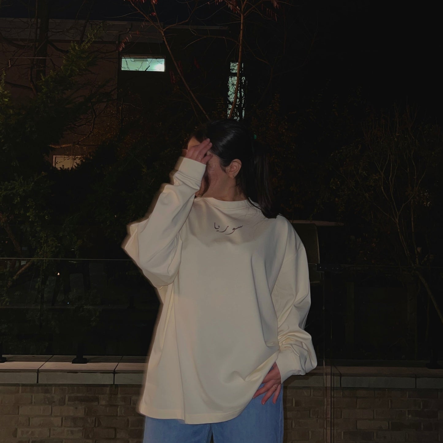 Syria Baladi Unisex Milk Tea Full Sleeve Tee